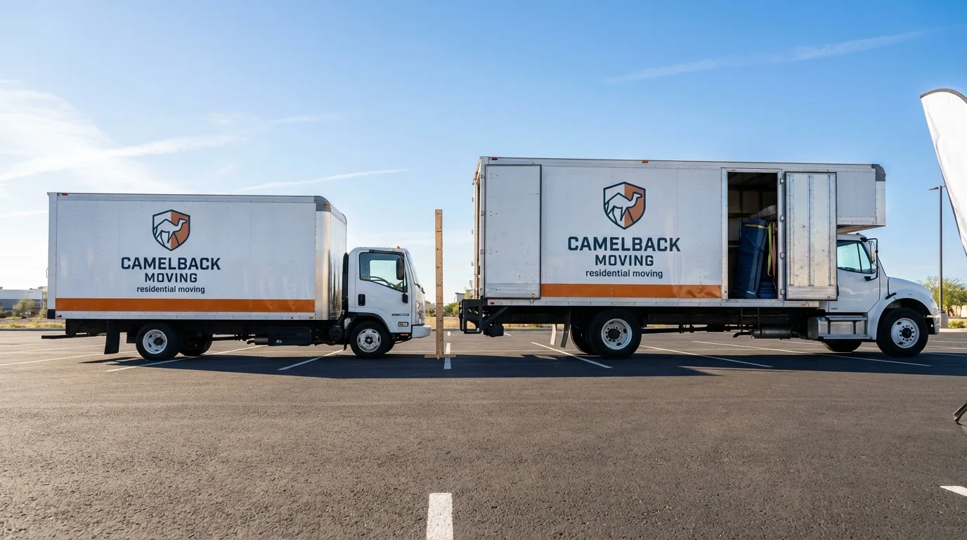 Moving truck size capacity guide in Jemez Pueblo